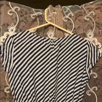 J.Crew J. Crew Black and White Flutter Sleeve Sundress Photo 4