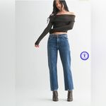 Just Black NWT  Denim The Vintage Straight Size  29 dark denim women’s raw hem Photo 1