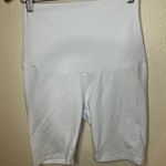 Angel maternity white high rise bike shorts XS maternity Size undefined Photo 0