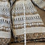 Chico's Chico’s Open Front Mixed Textured Knit Cardigan Sweater Jacket ~ Size 2 Photo 11