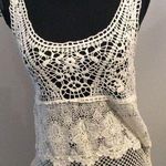 American Eagle Medium Lace Crocheted Top Photo 0