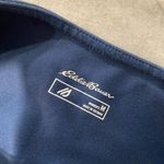 Eddie Bauer Size M Blue Tie Dye Athletic Capri Stretch Crop 3/4 Legging Photo 8