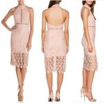 Bardot  Gemma Lace Halter‎ Dress in Light Champagne Pink XS Photo 1
