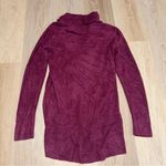 Barefoot Dreams  Cozy Chic Lite Knit Cardigan in Burgundy - Size Medium Photo 5