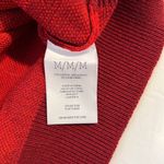 CAbi Sweater Womens Medium Red Sakura Camo Pullover Crewneck Style 3158 Knit Photo 4