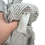 Everlane The Oxford Shirt Dress Striped White & Grey Button Down Size Small Photo 14