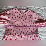 Petal and Pup Pink & Red Polka Dot Gasal Smocked Tiered Maxi Dress - Women's 10 Photo 4