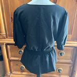 Time & Tru  Black Peplum, Sz M Photo 1
