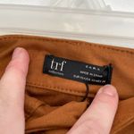 ZARA NEW NWT TRAFALUC TRF Faux Suede Mini Skirt Solid Brown High Waisted Button Photo 5