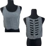 Brandy Melville Washed Black Crop Top One Size Photo 1