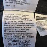 Levi's  505 Straight Leg Black Jeans Size 27 Photo 5