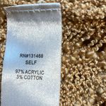 Fate NWT Distressed Sweater lightweight 900 Tan Photo 8