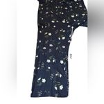 Thakoon Black‎ Floral Cropped Jumpsuit Women’s Size 8 Short Sleeve Multicolor Black Photo 14