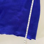 Moulinette Soeurs Anthropologie Blue Cold Shoulder Puff Sleeve Carina Dress XS Photo 9