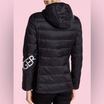 Tommy Hilfiger  Black Puffer Jacket Womens S Quilted Hooded Packable Winter. Photo 9