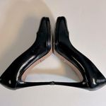 Prada Saffiano Black Leather Pumps Size 39.5 or 9.5 Photo 4
