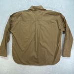 Everlane Dress Shirt Womens 0 Brown Button Front Long Sleeve Collared NWOT Photo 8