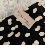 Philosophy NWT Women’s Black Beige Polka Dot Print Pencil Skirt Size 10 Photo 6