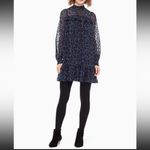 Kate Spade New York Glitter Leopard Light Adriatic Blue/Black Metallic Dress
L Blue Size L Photo 5