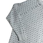 Aerie White & Gray Knit Heart Crewneck Sweater Womens M Photo 6