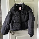 Double Zero Boutique Black Puffy Jacket/ Vest Photo 1