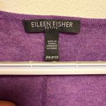 Eileen Fisher African Violet Purple Tencel Alpaca Wool Sweater Womens Size 2P-4P Photo 7