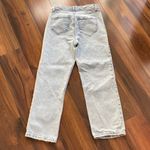 Kensie  The Mila High Rise Straight Stretch Light Wash Jeans Photo 6