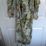 ASOS Design Floral Long Sleeve Ruched Midi Dress Size US 8 Photo 9