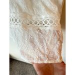 Miss Jane Puff Sleeve Eyelet Lace Plunge V Photo 5