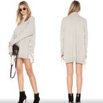 Free People  So Plush Side Tie Sweatshirt Top Dress Photo 1