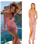 Michael Costello  x REVOLVE Braxton Dress in Rose Size medium Photo 2