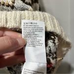 American Eagle  Women’s Multicolored Cropped Cardigan Ski Sweater Size Large Photo 6