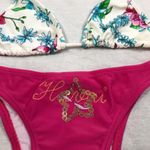 Recco Brazilian bright floral print bikini Pink Size M Photo 2