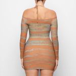 SKIMS Jelly Sheer Off The Shoulder Dress in Tie Dye Size Small S Photo 7