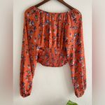 Free People Final Rose Blouse In Rust Combo Size XS NWT $98 Photo 12
