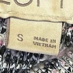 Ann Taylor LOFT Gray Tweed Sleeveless Fringe Back Zip Mini Shift Dress Size S Photo 6