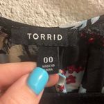 Torrid ✨ Floral Chiffon Lace Trim Sz 00 Kimono✨ Photo 6