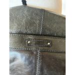 Fossil Deep Olive Green Leather Crossbody Messenger Bag Photo 11