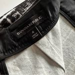 Banana Republic  Sloan Pencil Skirt Black White Stripe Size 4 Photo 7