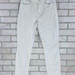 7 For All Mankind Jen7 by NWT White Floral Jacquard Skinny Ankle Jeans Size 2 Photo 2