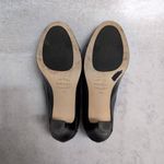 Anyi Lu Black Crocodile Embossed Suede Trim Heel Dress Pumps Office Italy 39 8.5 Photo 7