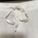 J. Jill love linen woman white linen shorts size XL. inseam 7” drawstring Photo 2