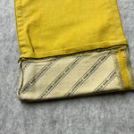 Karl Lagerfeld  Colored‎ Girlfriend Denim Jeans Size 26 Yellow Cuffed Women's NWT Photo 2