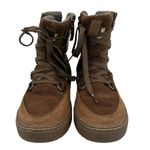 Foresake Women's Brown Leather Lucie Lace Up Mid Outdoor Boots Size 8.5 Photo 2