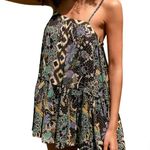 Free People Intimately  Get a Clue Boho Western Adjustable Strap Floral Sz M Photo 0