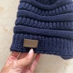 W&C Blue and Brown Knit Pom Photo 1
