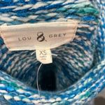 Lou & grey  Findley Space Dye Turlteneck Sweater‎ Blue Marl Womens XS New Relaxed Photo 1