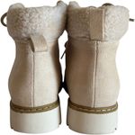 Women's Hiking Boots Lace Up Suede Sherpa 6.5 Light Tan Beige Sonoma Margarita Photo 5