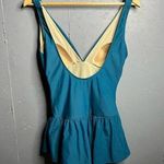 Shape FX teal bathing suit/ swim dress Green Size 10 Photo 2