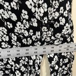 Reformation EUC  Zoe Dress Size Small Chest Black And White Floral WrapOver Photo 6